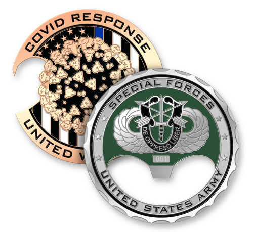 Custom Bottle Opener Challenge Coins