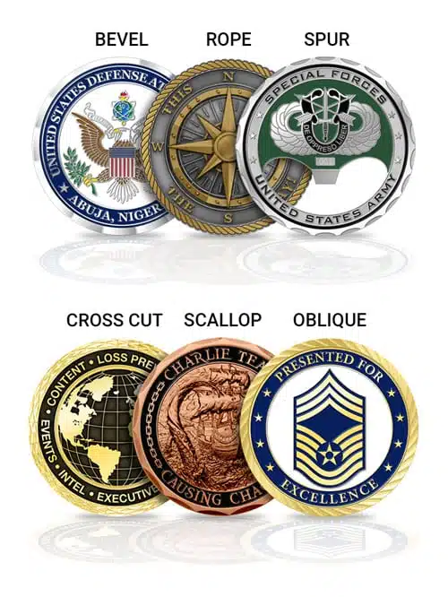 Lonestar Challenge Coins Edges for Mobile