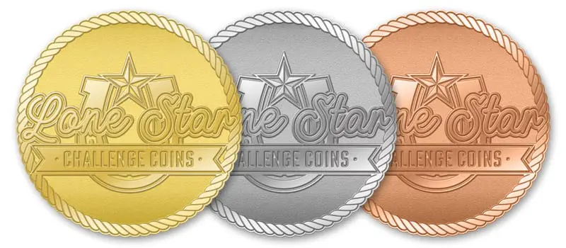 Polished Plated Challenge Coin