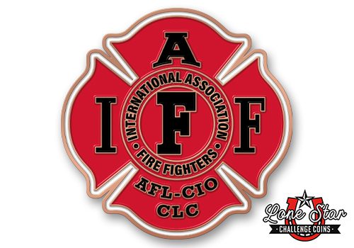 Cut to Shape Firefighter Challenge Coin
