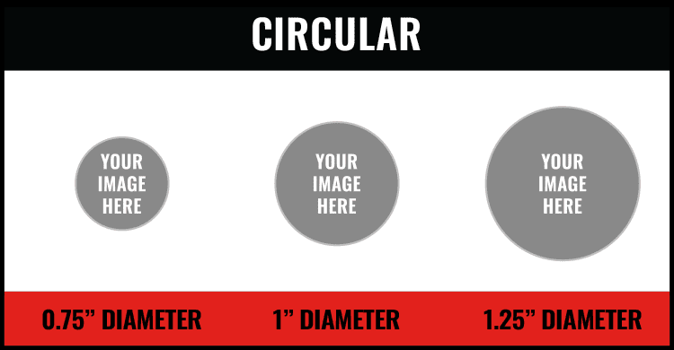 Circular Rush Pin Sizes