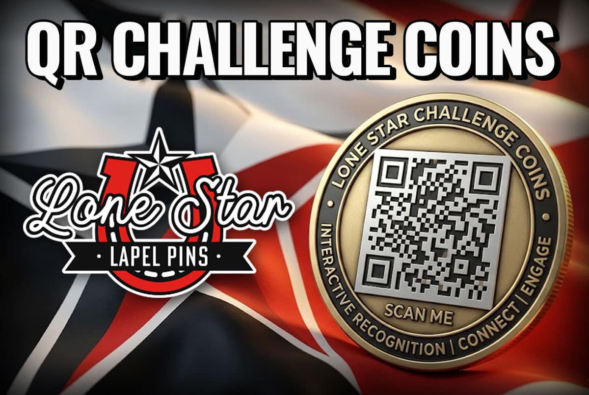 Scannable QR Code Challenge Coins